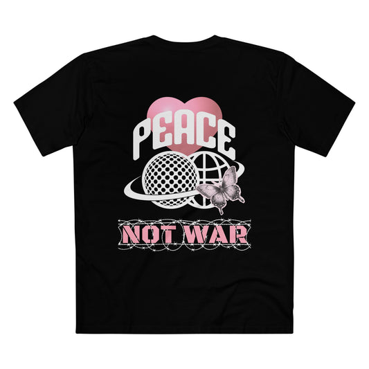 PEACE TEE (Men, Black)