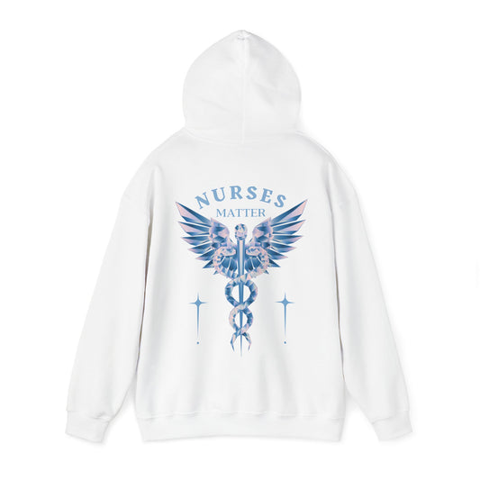 NURSES HOODIE (Unisex, White)