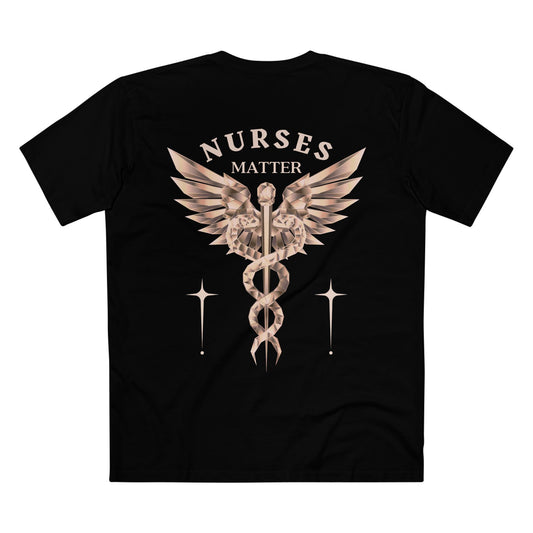 NURSES TEE (Men, Black)
