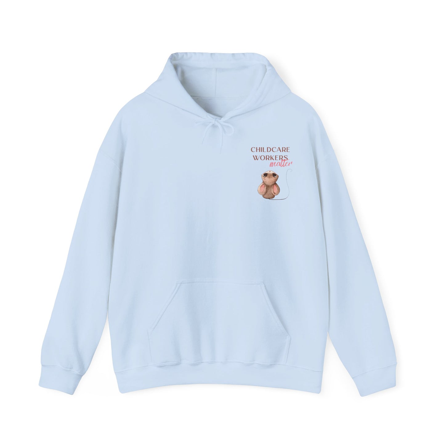 CHILDCARE HOODIE (Unisex, Light Blue)