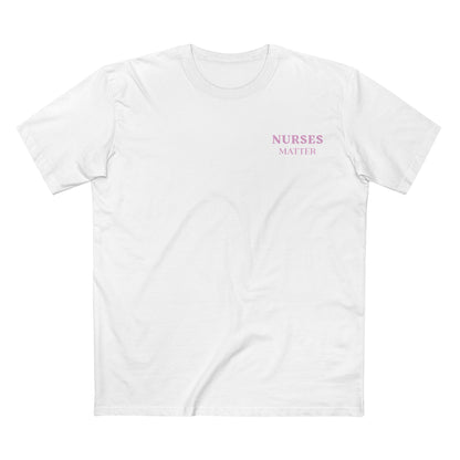 NURSES TEE (Men, White)