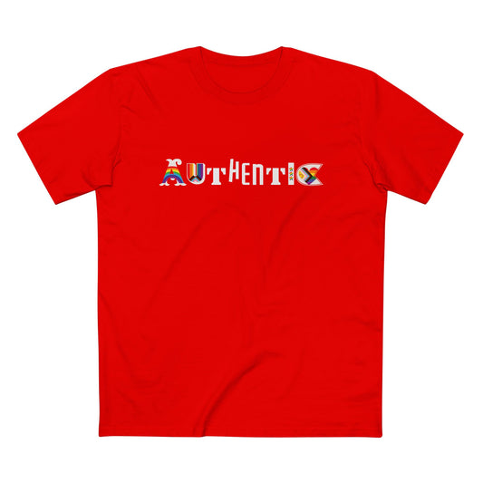 AUTHENTIC PRIDE TEE (Men, Red)