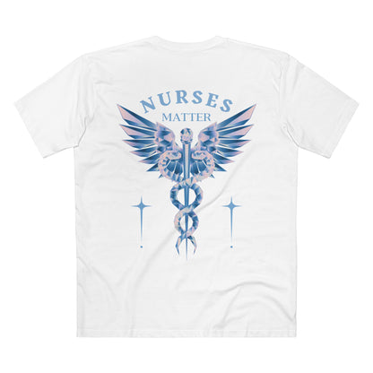 NURSES TEE (Men, White)
