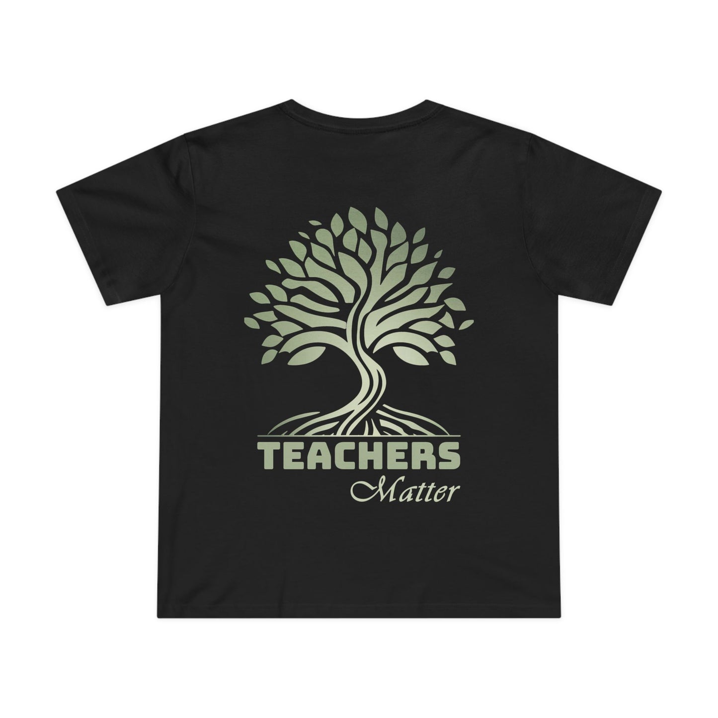 TEACHERS TEE (Women, Black)