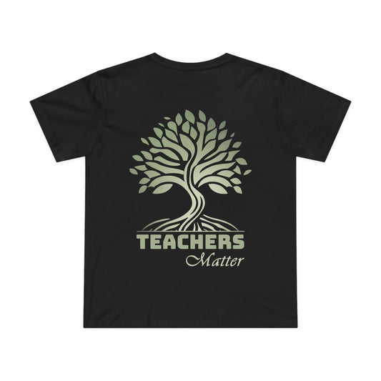 TEACHERS TEE (Women, Black)
