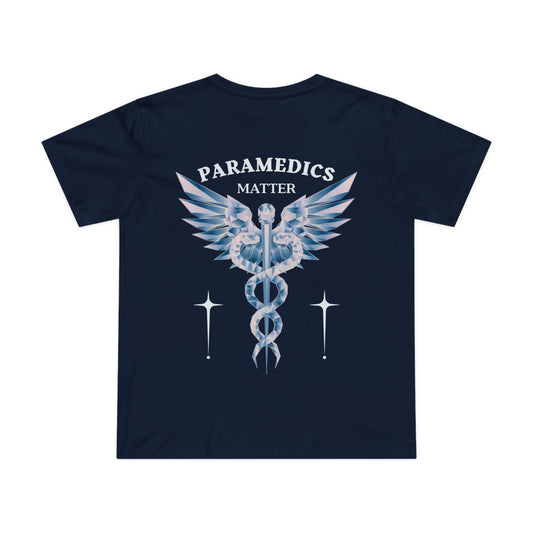 PARAMEDICS TEE (Women, Navy)