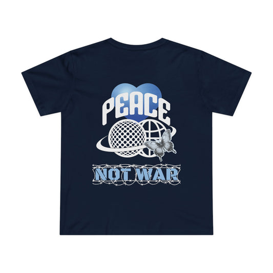 PEACE TEE (Women, Navy)