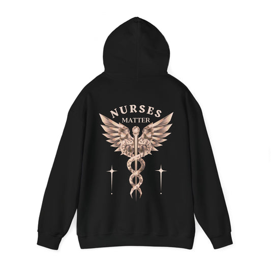 NURSES HOODIE (Unisex, Black)