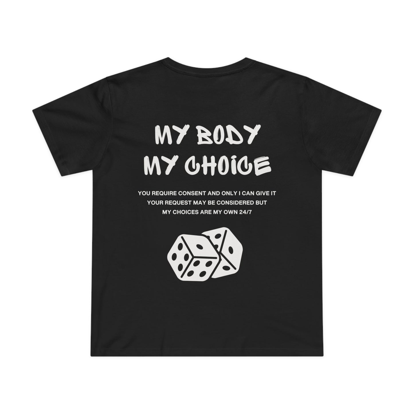 CONSENT TEE (Women, Black)