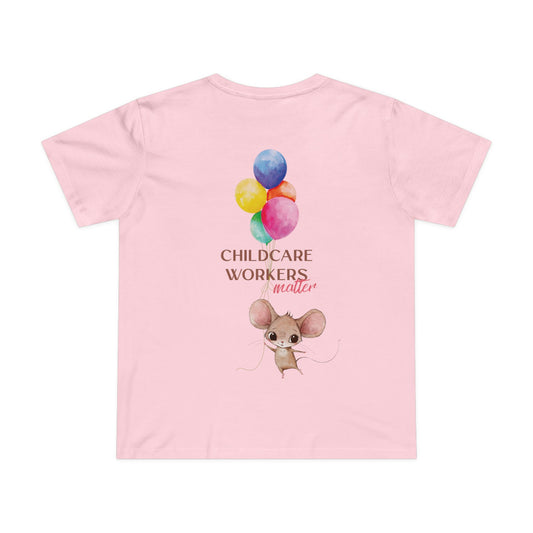 CHILDCARE TEE (Women, Pink)