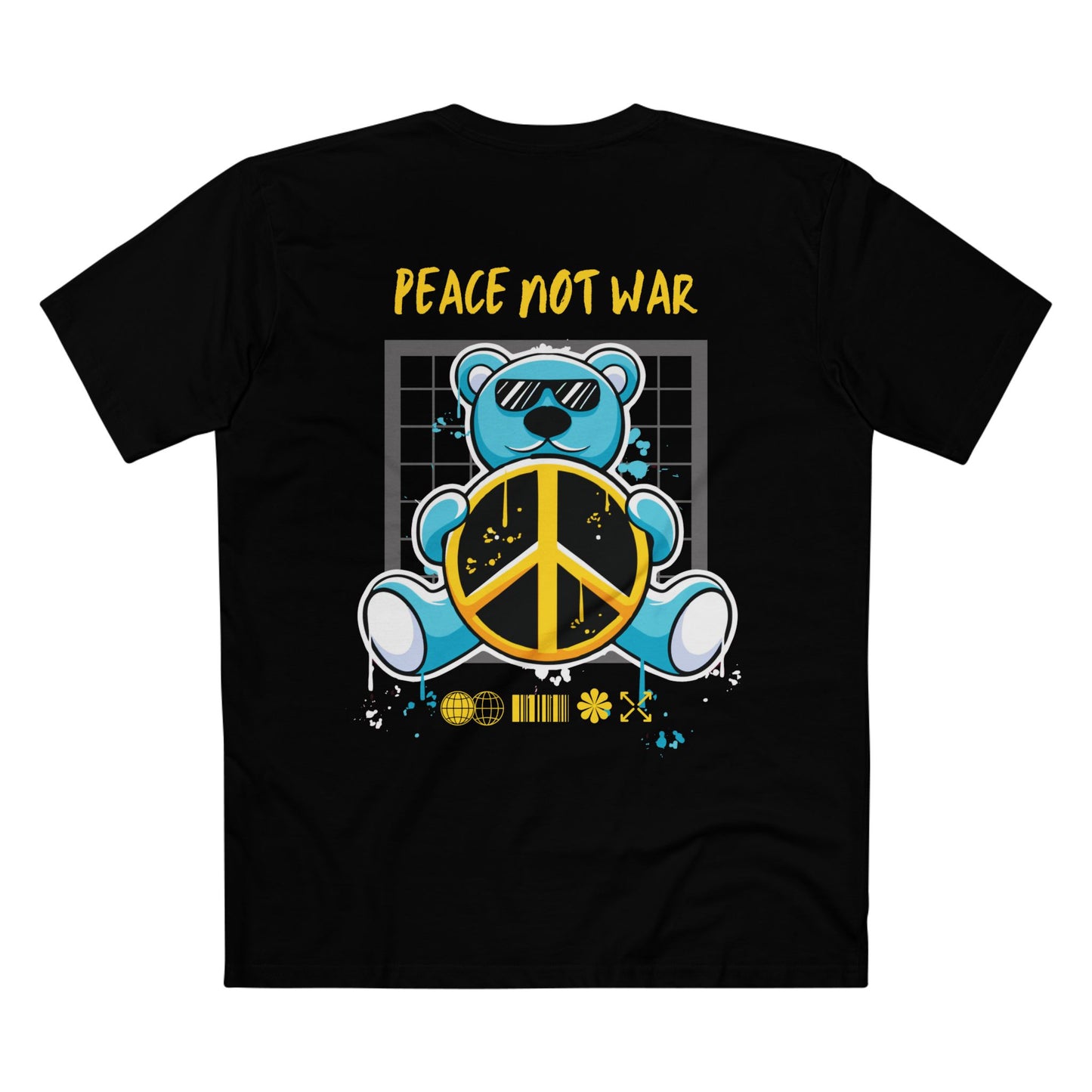 PEACE TED TEE (Men, Black)