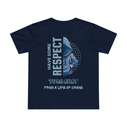 RESPECT TEE (Women, Navy)