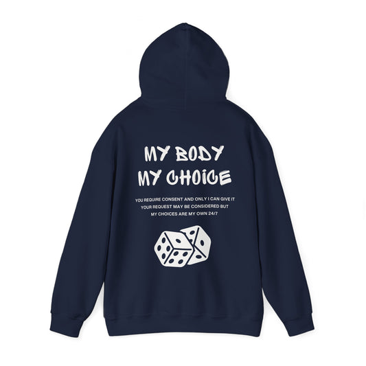 CONSENT HOODIE (Unisex, Navy)