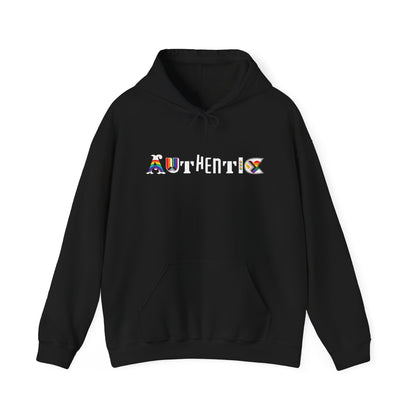 AUTHENTIC PRIDE HOODIE (Unisex, Black)