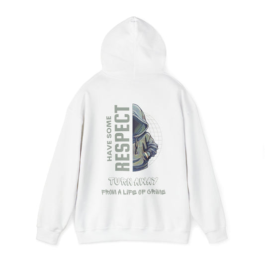 RESPECT HOODIE (Unisex, White)