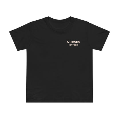 NURSES TEE (Women, Black)