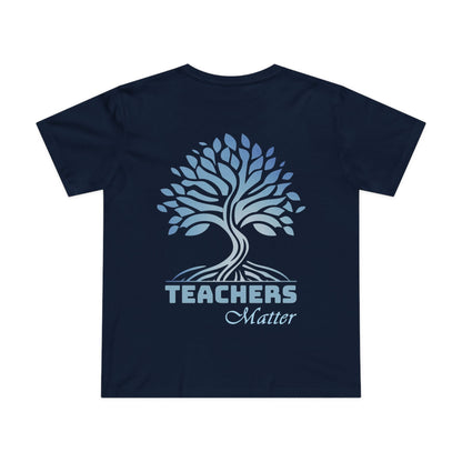TEACHERS TEE (Women, Navy)