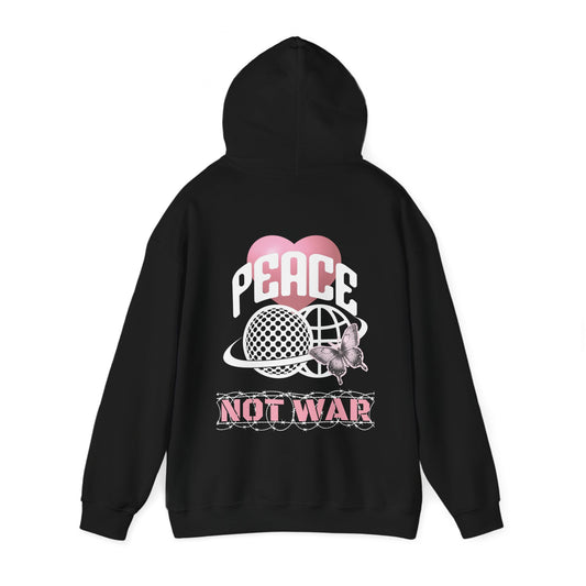 PEACE HOODIE (Unisex, Black)