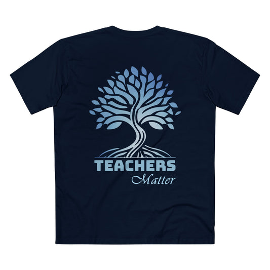 TEACHERS TEE (Men, Navy)