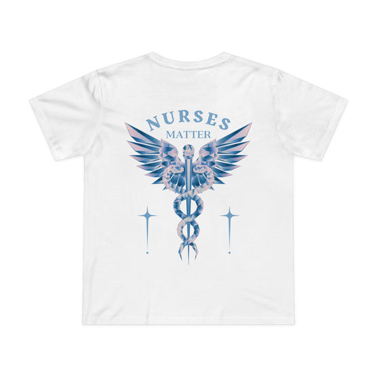 NURSES TEE (Women, White)