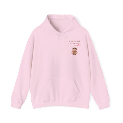 CHILDCARE HOODIE (Unisex, Pink)