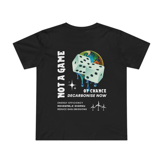 CLIMATE DICE TEE (Woman, Black)